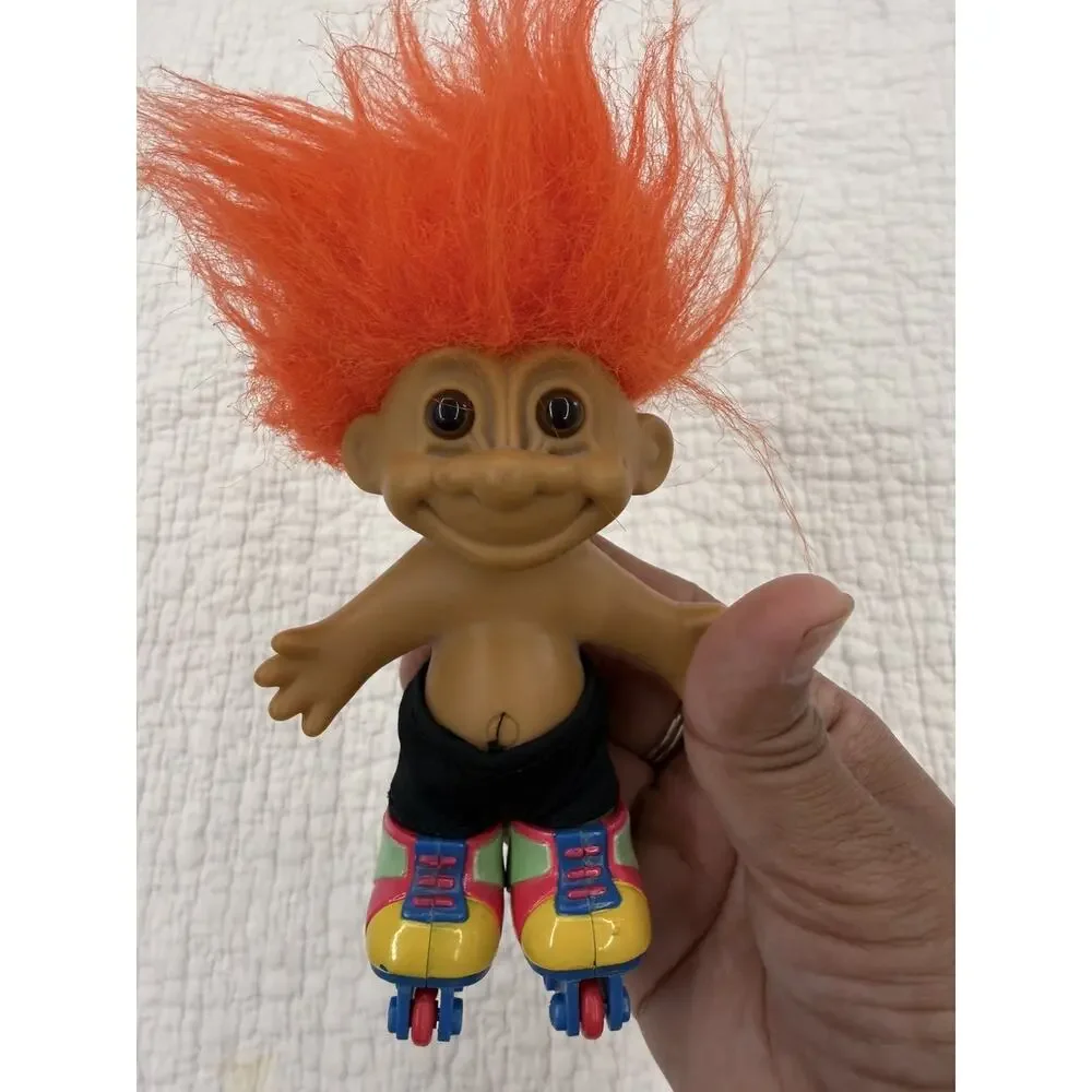 Russ Troll Doll Vintage w/ Rollerblades